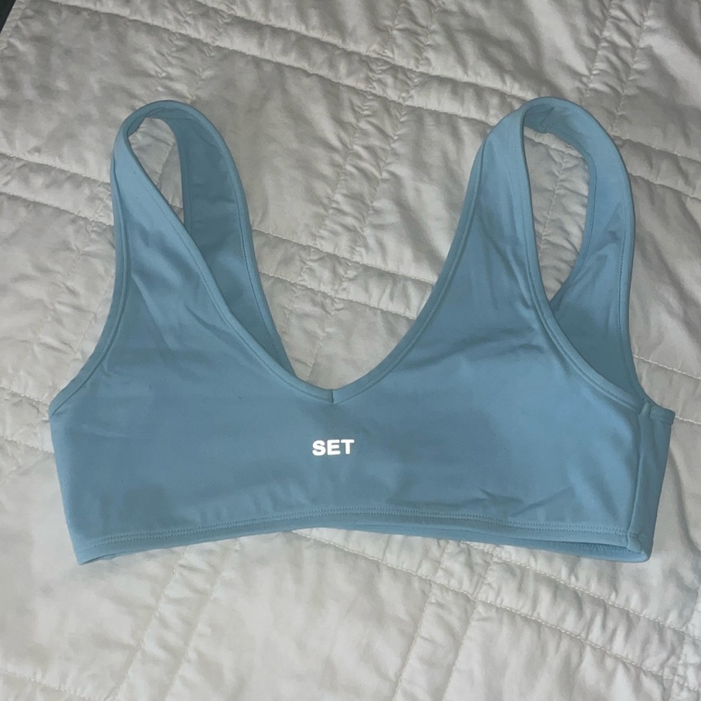 Set active Sportbody dip bra and legging in Malibu